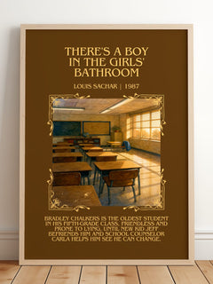 There's a Boy in the Girls' Bathroom Minimalist Book Poster – L. – image 2