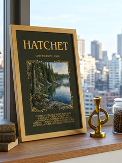 Hatchet Minimalist Book Poster by Gary Paulsen – image 3