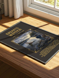 Brian's Winter Minimalist Book Poster by Gary Paulsen – image 4