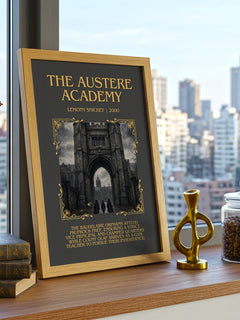 The Austere Academy Minimalist Book Poster by Lemony Snicket – image 3