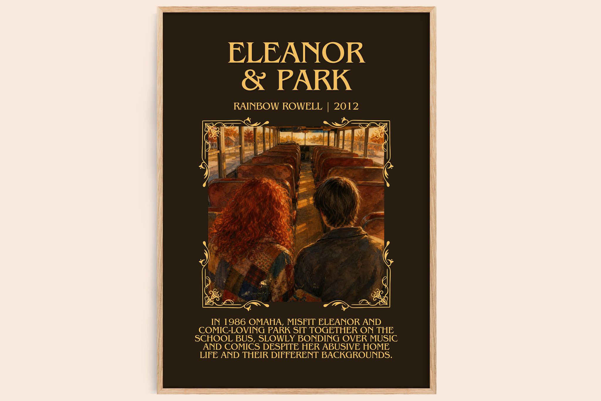 Eleanor & Park Minimalist Book Poster by Rainbow Rowell