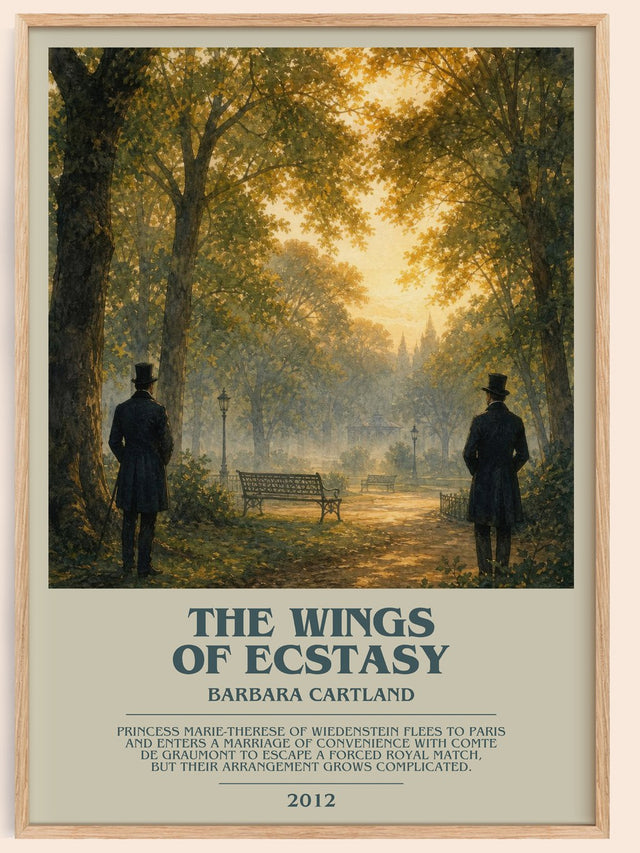 The Wings Of Ecstasy Bookish Wall Art by Barbara Cartland