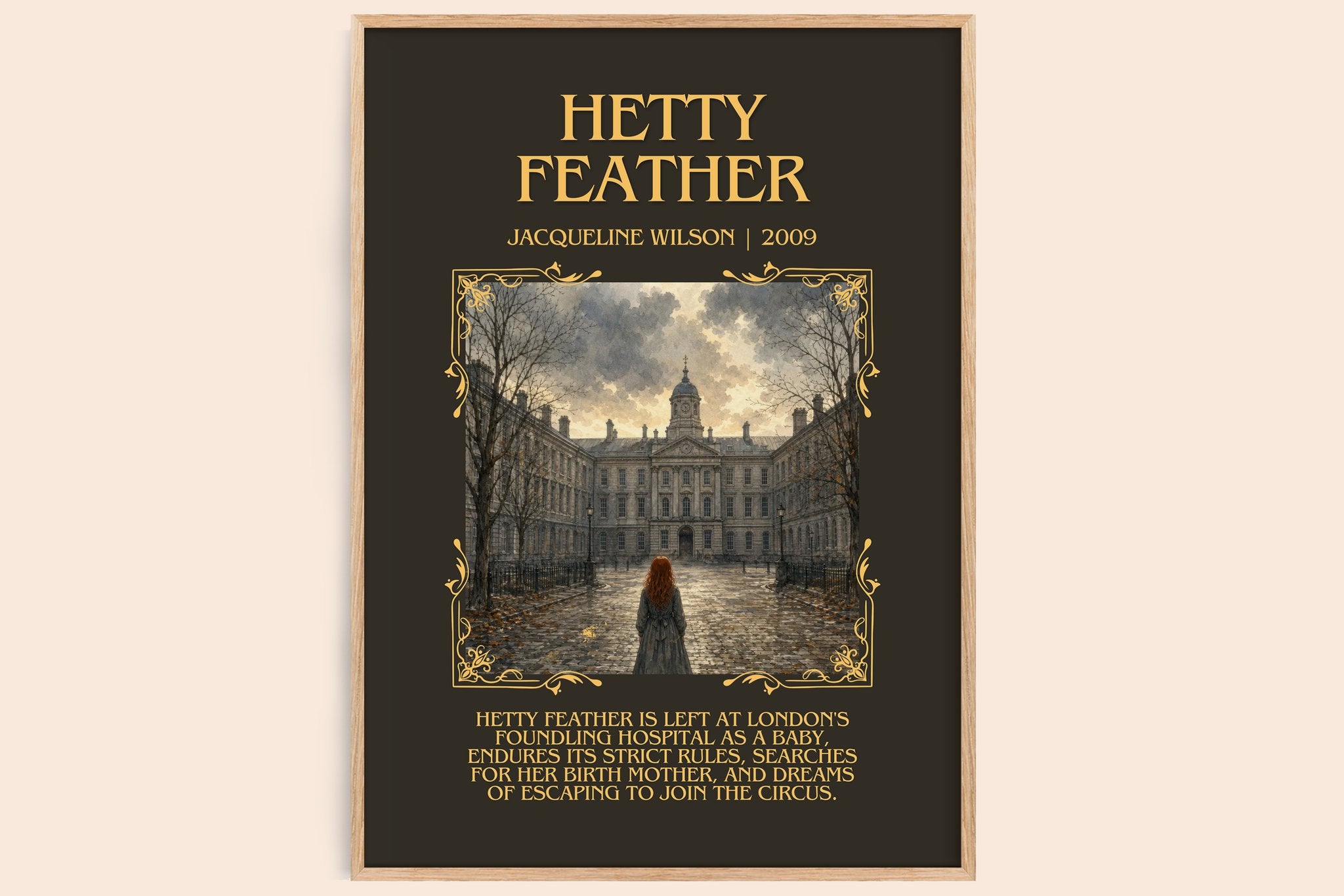 Hetty Feather Minimalist Book Poster by Jacqueline Wilson