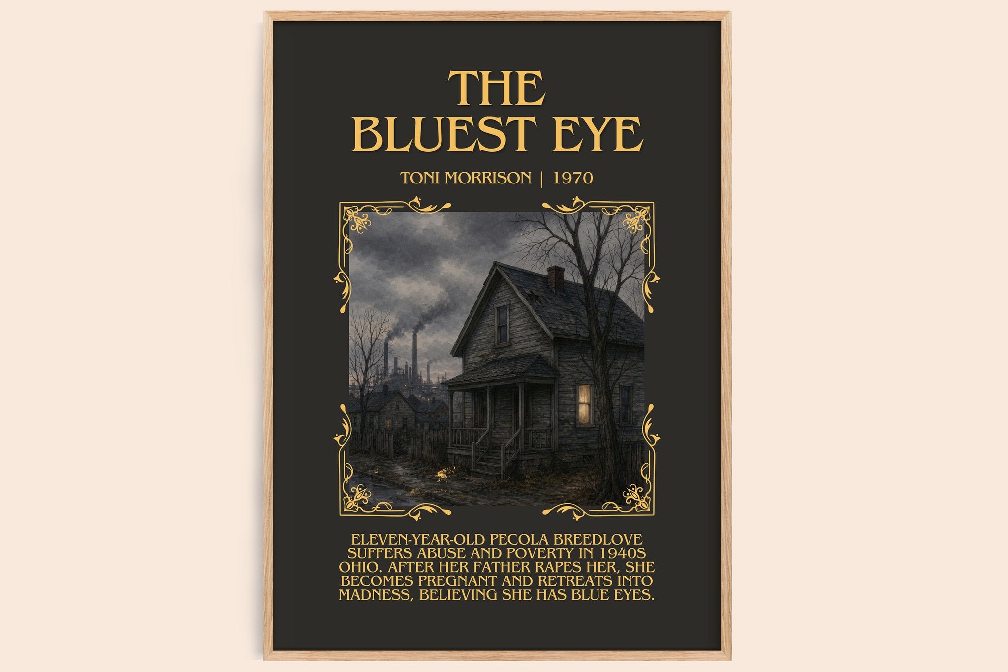 The Bluest Eye Minimalist Book Poster by Toni Morrison
