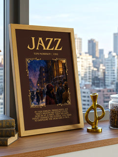 Jazz Minimalist Book Poster by Toni Morrison – image 3