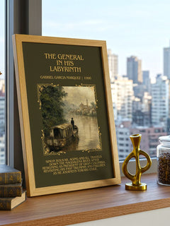 General in His Labyrinth Minimalist Book Poster by G. Márquez – image 3