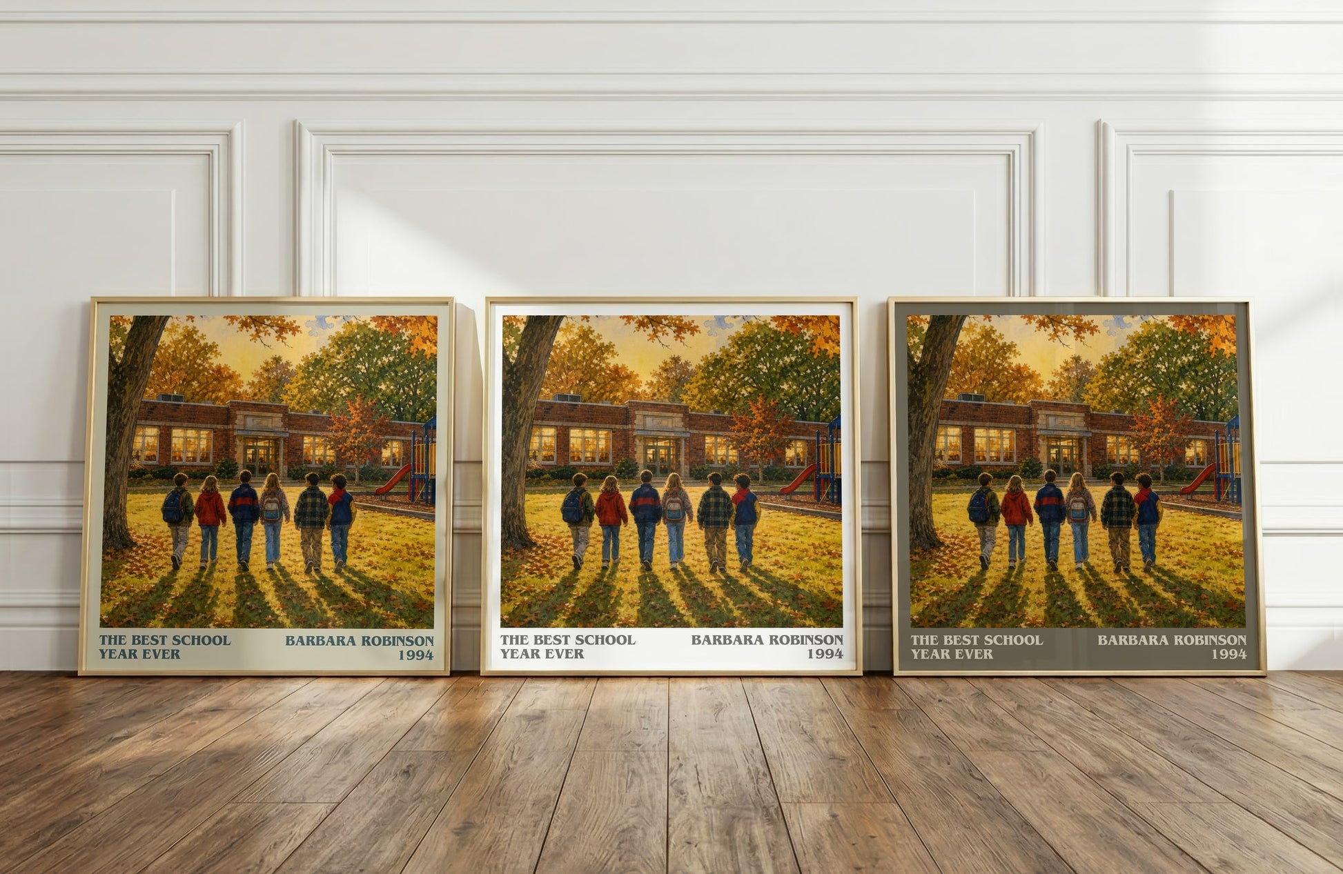 The Best School Year Ever literary art print colour and style options – Barbara Robinson book art