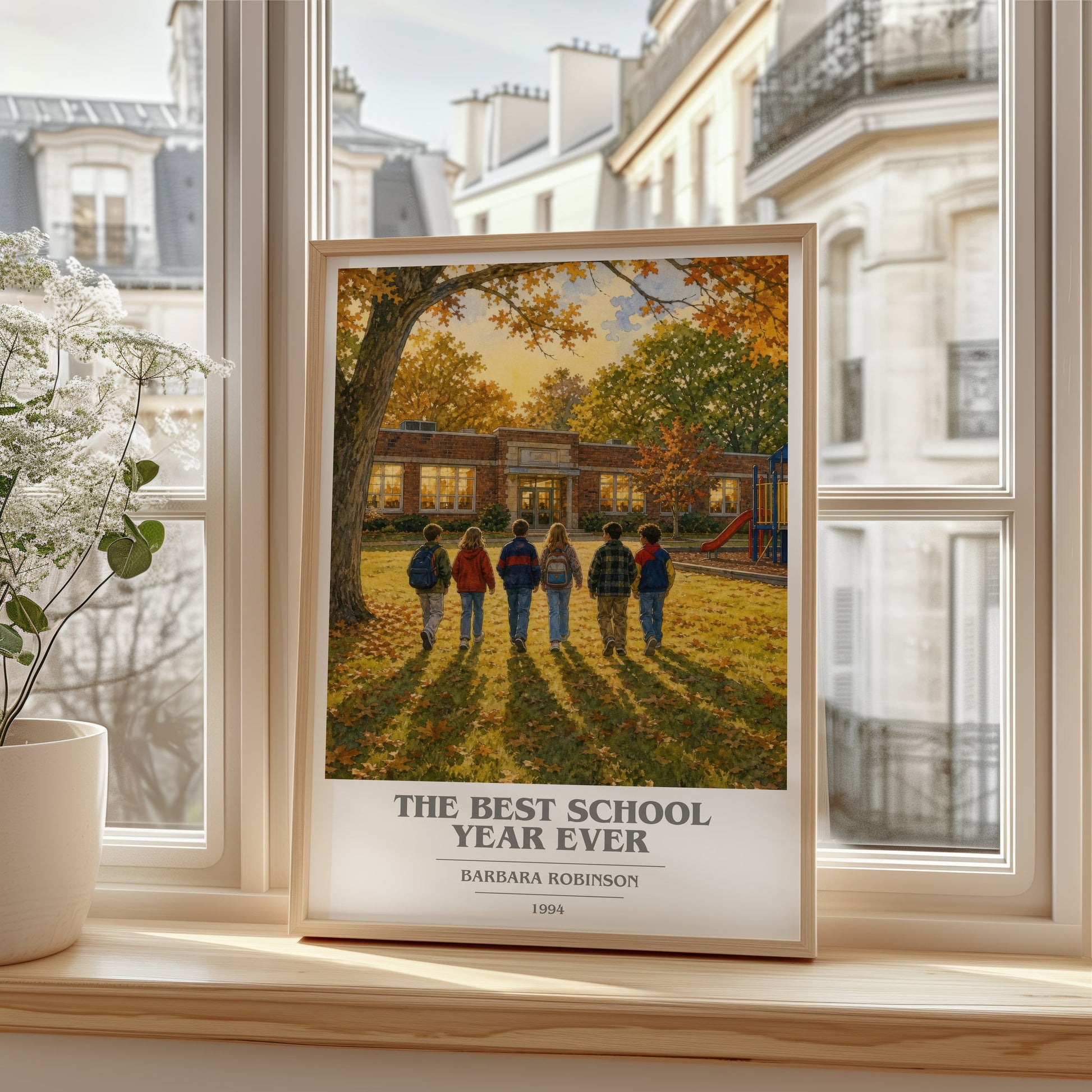 The Best School Year Ever book cover poster colour and style options – Barbara Robinson book art