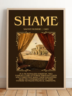 Shame Minimalist Book Poster by Salman Rushdie – image 2