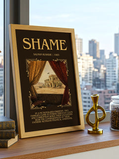 Shame Minimalist Book Poster by Salman Rushdie – image 3