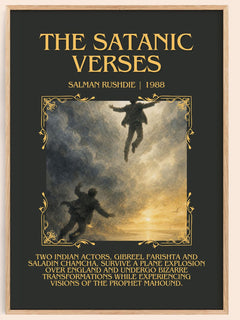 The Satanic Verses Minimalist Book Poster by Salman Rushdie – image 1