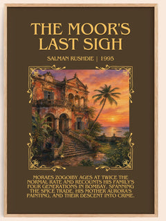 The Moor's Last Sigh Minimalist Book Poster by Salman Rushdie – image 1