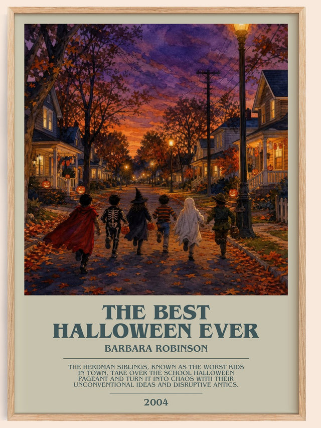 The Best Halloween Ever Bookish Wall Art by Barbara Robinson