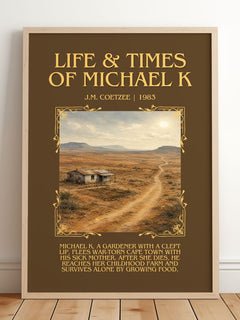 Life & Times of Michael K Minimalist Book Poster by J.M. Coetzee – image 2