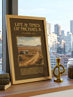 Life & Times of Michael K Minimalist Book Poster by J.M. Coetzee – image 3