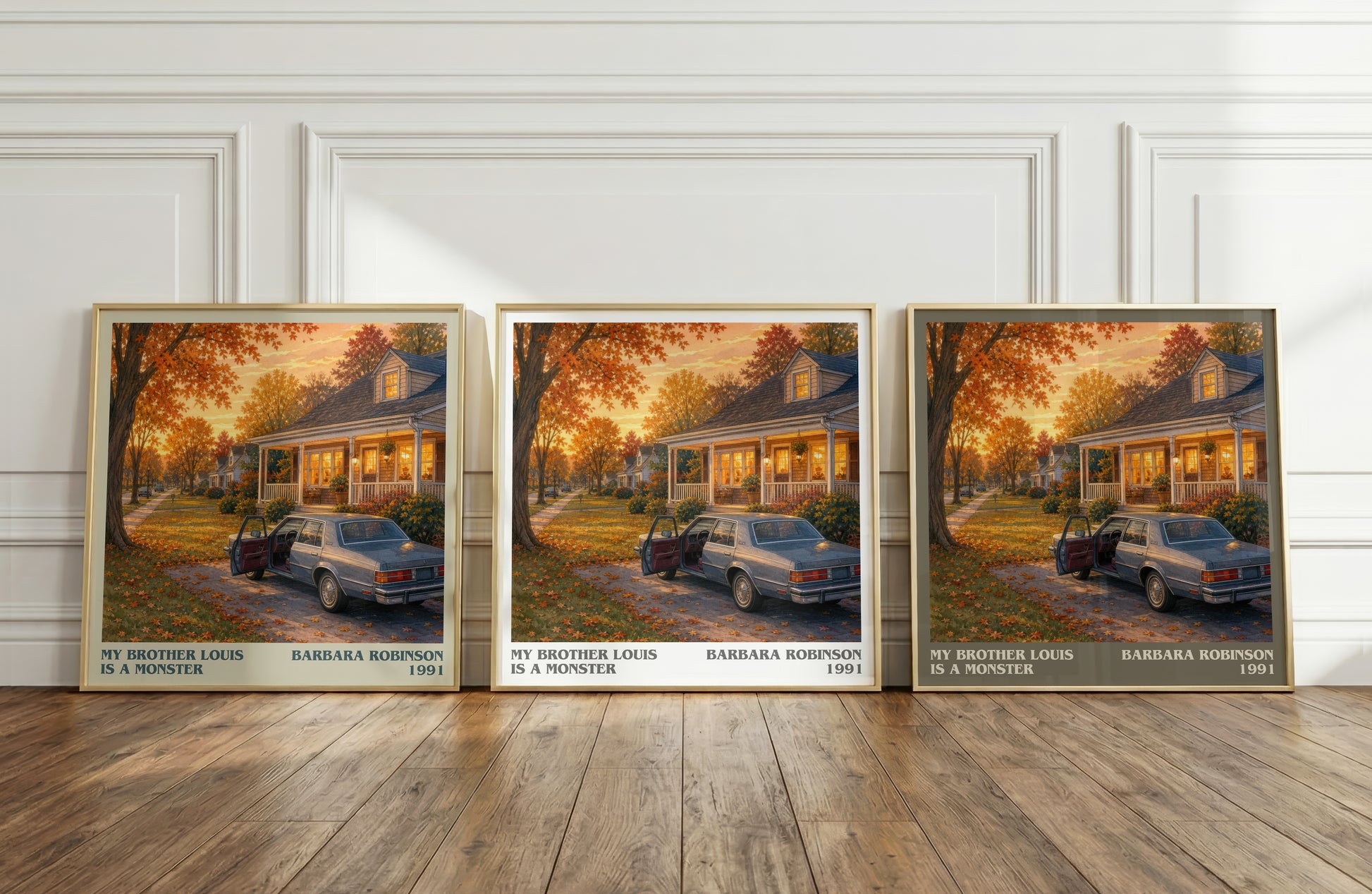My Brother Louis Is A Monster literary art print colour and style options – Barbara Robinson book art