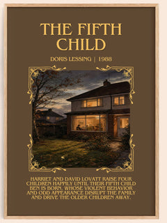 The Fifth Child Minimalist Book Poster by Doris Lessing – image 1