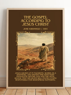 Gospel According to Jesus Christ Minimalist Book Poster by J. Saramago – image 2