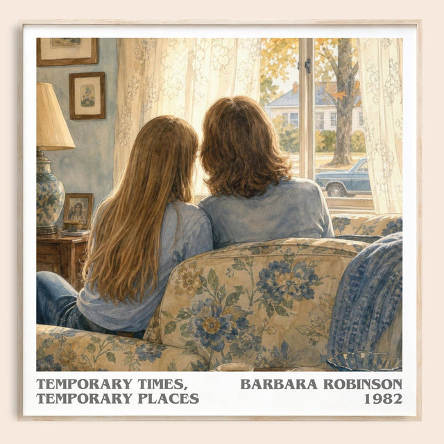 Temporary Times, Temporary Places Literary Art Print by B. Robinson