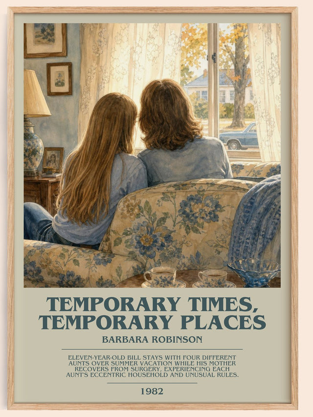 Temporary Times, Temporary Places Bookish Wall Art by Barbara Robinson