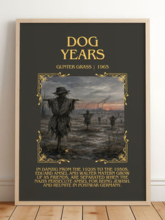 Dog Years Minimalist Book Poster by Günter Grass – image 2