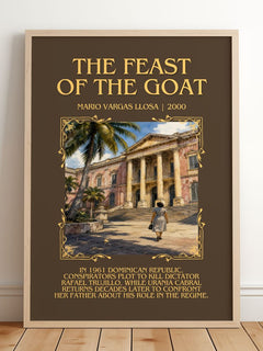The Feast of the Goat Minimalist Book Poster by Mario Vargas Llosa – image 2