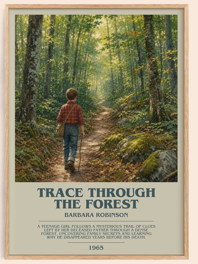 Trace Through The Forest Bookish Wall Art by Barbara Robinson