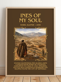 Ines of My Soul Minimalist Book Poster by Isabel Allende – image 2