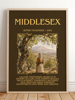 Middlesex Minimalist Book Poster by Jeffrey Eugenides – image 2
