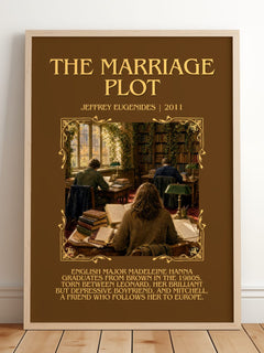 The Marriage Plot Minimalist Book Poster by Jeffrey Eugenides – image 2