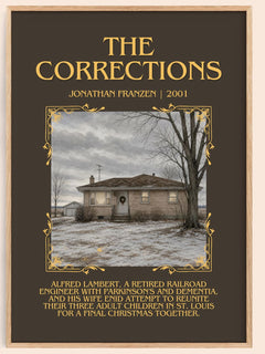 The Corrections Minimalist Book Poster by Jonathan Franzen – image 1