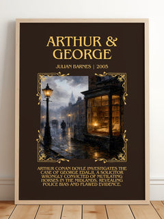 Arthur & George Minimalist Book Poster by Julian Barnes – image 2