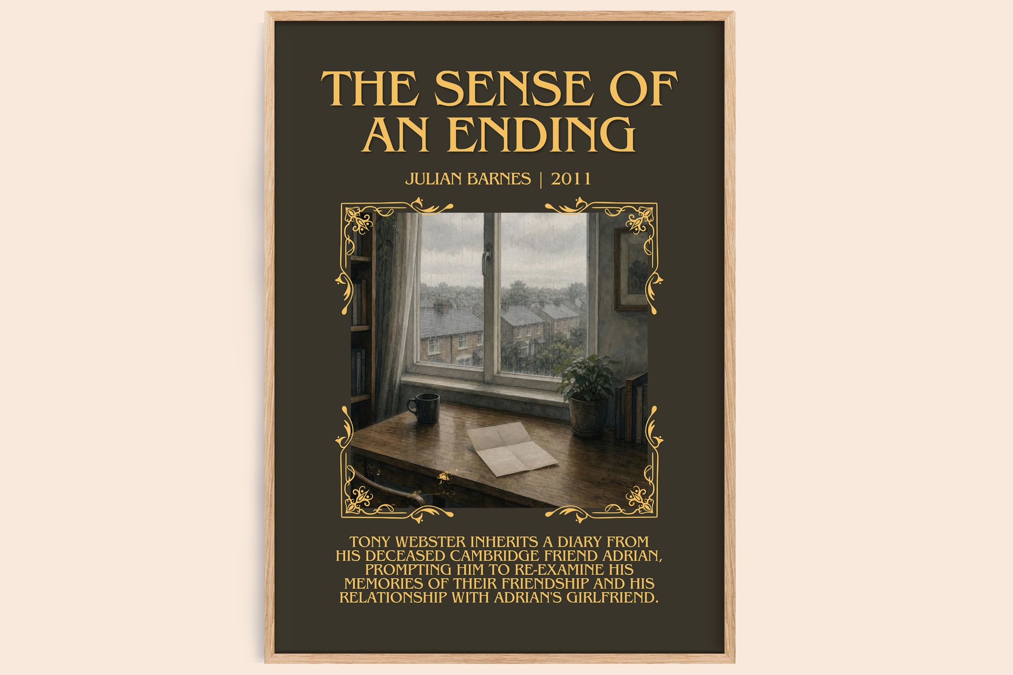 The Sense of an Ending Minimalist Book Poster by Julian Barnes