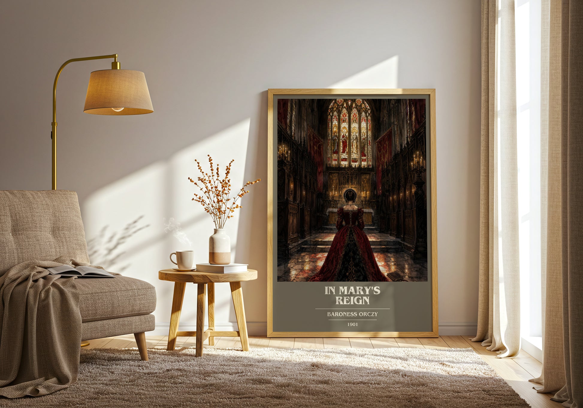 In Mary'S Reign book cover print on bookshelf – Baroness Orczy fan gift