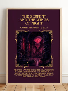 Serpent and the Wings of Night Minimalist Book Poster by C. Broadbent – image 2