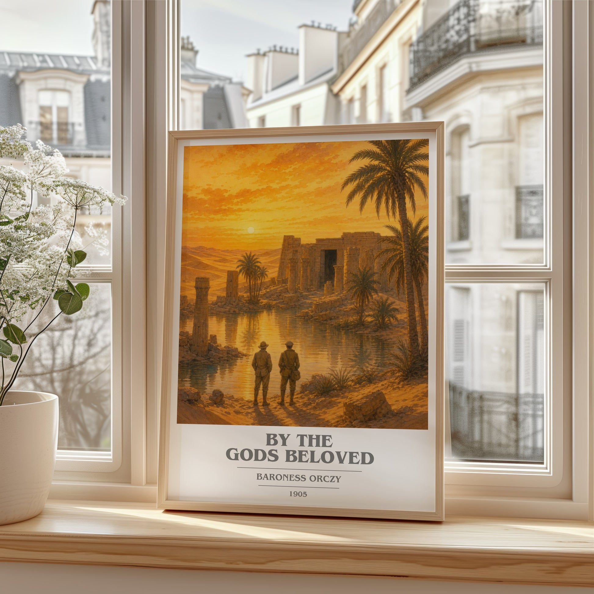 By The Gods Beloved book cover poster colour and style options – Baroness Orczy book art
