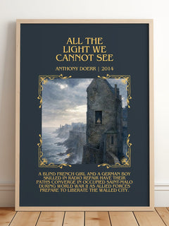 All the Light We Cannot See Minimalist Book Poster by Anthony Doerr – image 2