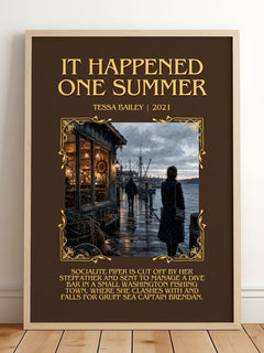 It Happened One Summer Minimalist Book Poster by Tessa Bailey – image 2