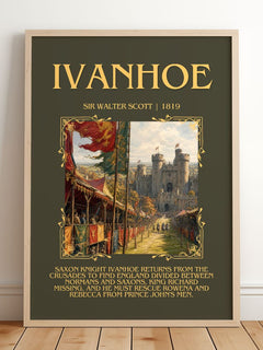 Ivanhoe Minimalist Book Poster by Sir Walter Scott – image 2