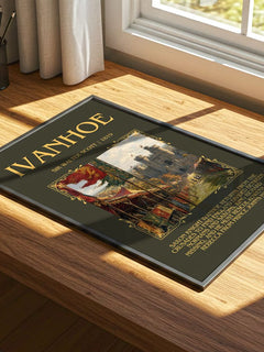 Ivanhoe Minimalist Book Poster by Sir Walter Scott – image 4