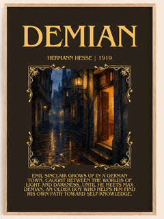Demian Minimalist Book Poster by Hermann Hesse – image 1