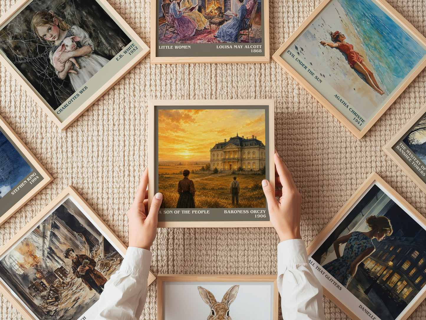 A Son Of The People literary book poster framed on wall – historical fiction wall art