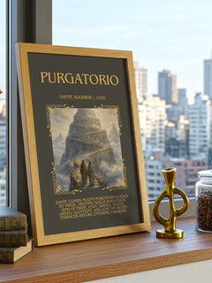 Purgatorio Minimalist Book Poster by Dante Alighieri – image 3