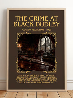 The Crime at Black Dudley Minimalist Book Poster by Margery Allingham – image 2