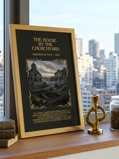 The House by the Churchyard Minimalist Book Poster by Sheridan Le Fanu – image 3