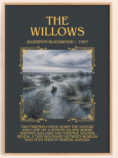 The Willows Minimalist Book Poster by Algernon Blackwood – image 1