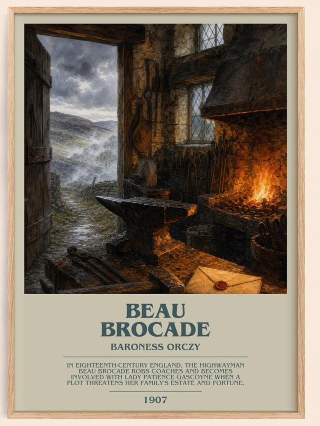 Beau Brocade Bookish Wall Art by Baroness Orczy