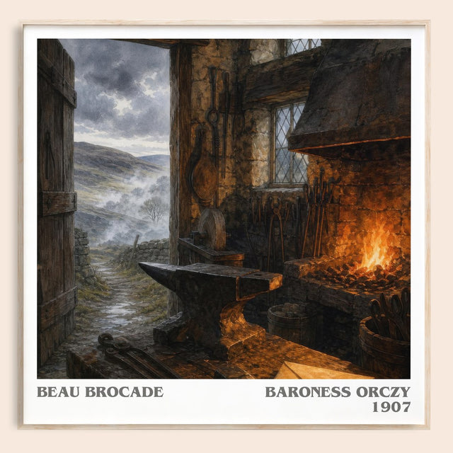Beau Brocade Literary Art Print by Baroness Orczy