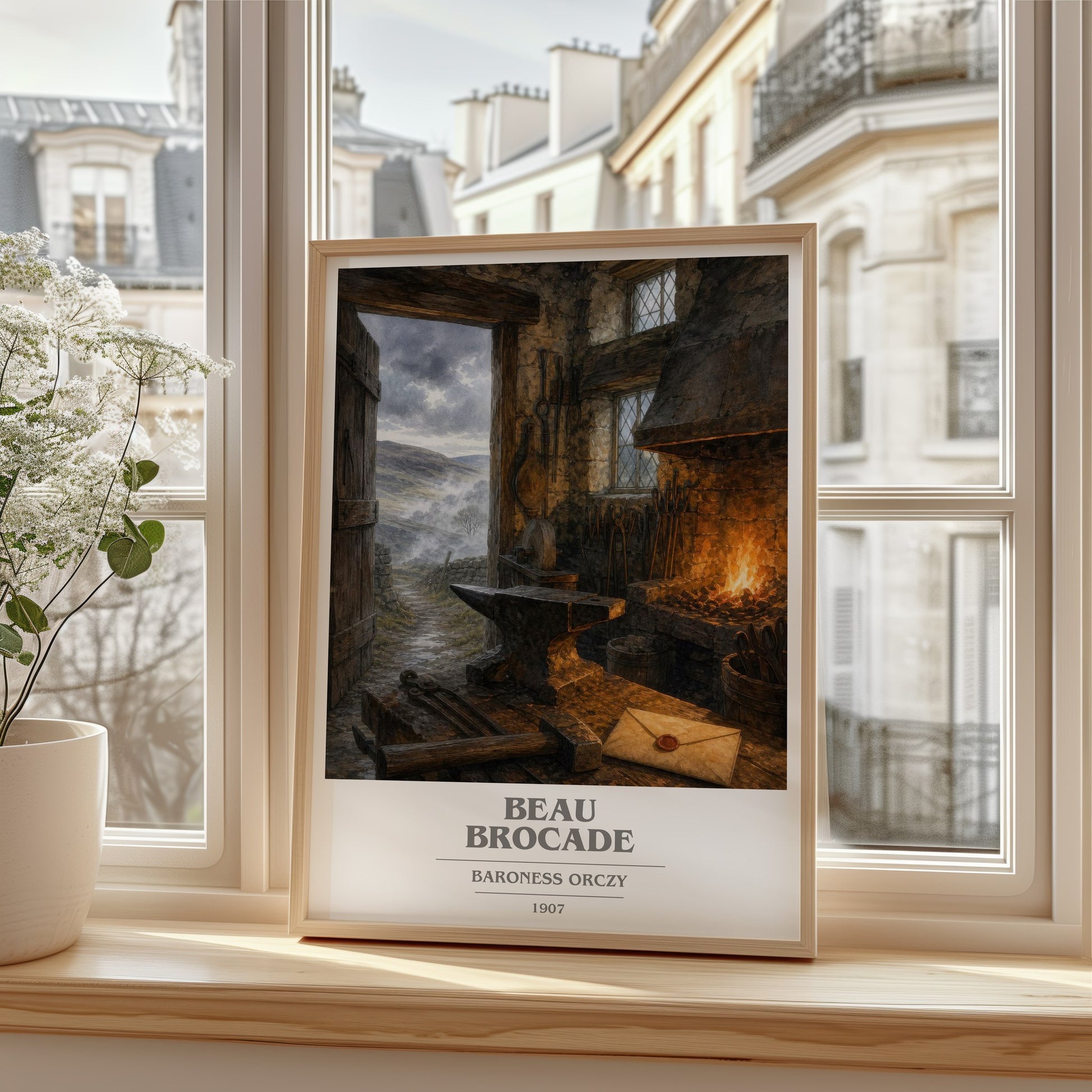 Beau Brocade book cover poster colour and style options – Baroness Orczy book art