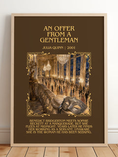 An Offer From a Gentleman Minimalist Book Poster by Julia Quinn – image 2